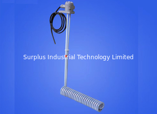 L Shaped PTFE Fluoropolymer Immersion Heater For Highly Corrosive Chemicals