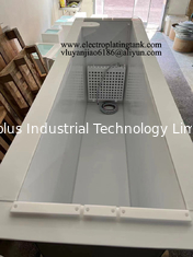 2000*500*1000MM Inner PTFE Outside Stainless Steel Electropolishing Tank With PTFE Heater