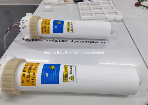 PTFE Ultrapure Water Online / Electric Inline Heater 230V 3P 10KW