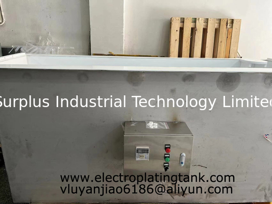 2000*500*1000MM Inner PTFE Outside Stainless Steel Electropolishing Tank With PTFE Heater