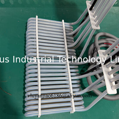 3 Phase 415V 4.5kw L-Shaped PTFE Immersion Heater for acid heating and corrosive chemical heating