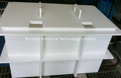 High Purity PVDF PFA PTFE Electroplating Tanks , Semiconductor Plating Equipment