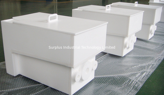 High Purity PVDF PFA PTFE Electroplating Tanks , Semiconductor Plating Equipment