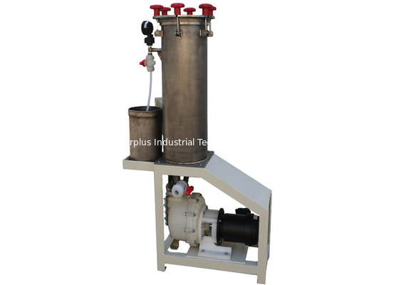 Chemical Duty Industrial Bag Filter Housing For Metal Finishing
