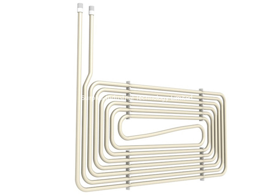 Fluoropolymer Coiled Tube Heat Exchanger PVDF Shell Material