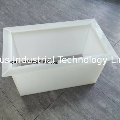 Réservoir de stockage de produits chimiques soudés en PP blanc pour l'électroplatement